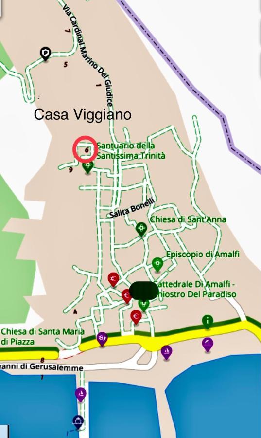 Casa Viggiano In The Heart Of Amalfi Leilighet Eksteriør bilde